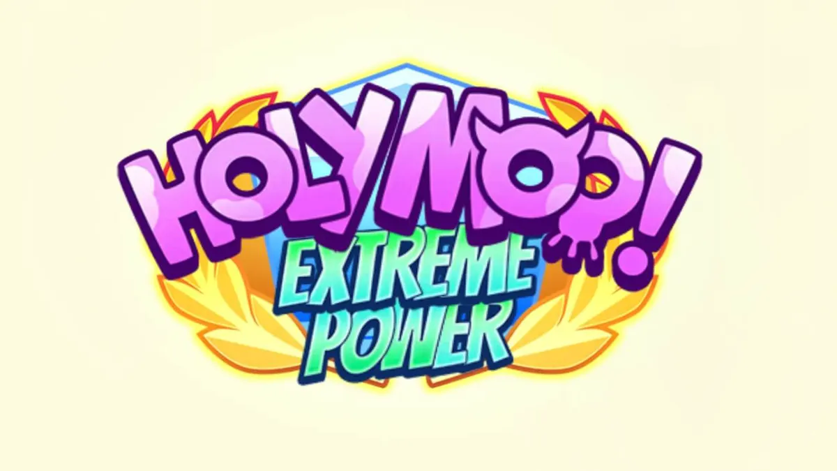 Tampilan visual slot Holy Moo! Extreme Power dengan karakter dewa sapi di latar belakang Olympus